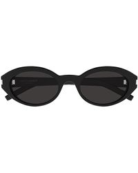 Saint Laurent - Vintage schwarze sonnenbrille sl 567 - Lyst