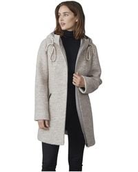 Junge - Elegante Wollen Jas Met Capuchon - Lyst