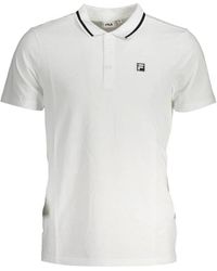 Fila - Tops ,Wit ,Katoen Polo Shirts - Lyst