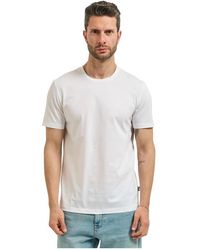 BOSS - Tops ,Wit ,Katoen Tessler 150 T-Shirt - Lyst