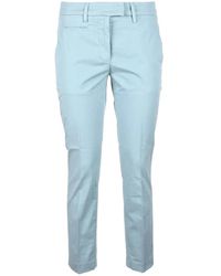 Dondup - Pantalones De Algodón Elastano, Mujer, Talla - Lyst