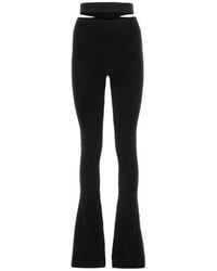ANDREA ADAMO - Wide Trousers - Lyst