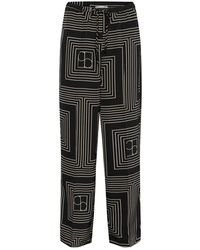 Soaked In Luxury - Straight Trousers - Lyst