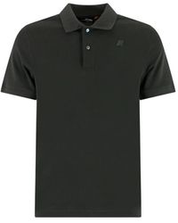 K-Way - Grünes polo-shirt regular fit - Lyst