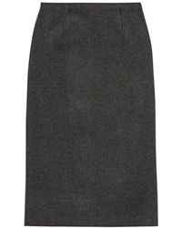 Birgitte Herskind - Rokken ,Grijs ,Wol Anda Rok - Lyst