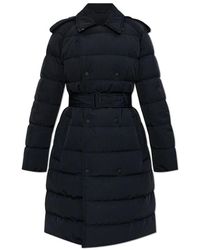 Burberry - Daunenjacke Mit Taillengürtel - Lyst