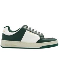Saint Laurent - Schoenen ,Groen ,Leer Athletic Footwear - Lyst