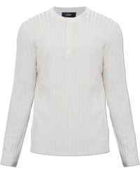 Amiri - Truien & Vesten ,Wol Crème Trui - Lyst