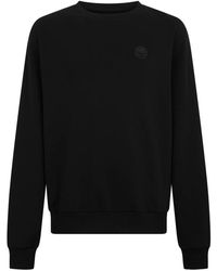 Philipp Plein - Fitness ,Zwart ,Katoen Fleece Sweatshirt Met Ronde Hals 3D Tijger - Lyst