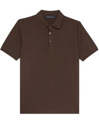 Brooks Brothers - Polo in cotone marrone - Lyst