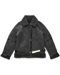 Philippe Model - Jassen ,Grijs ,Faux Fur & Shearling Jassen - Lyst