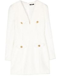 Balmain - Mini Vestido en Tweed - Lyst