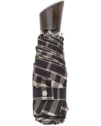 Burberry - Check Opvouwbare Paraplu - Lyst
