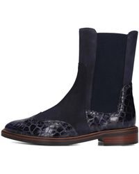 Pertini - Blaue Wildleder Chelsea Boots 33063 - Lyst