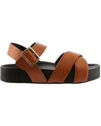 Högl - Schwarze Sandale Mit Kreuzriemen Katie - Lyst