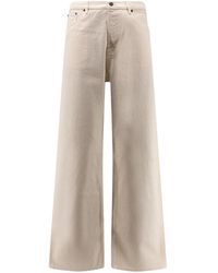 Valentino - Broeken ,Katoen Rtw. Ivory - Lyst