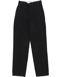 Dickies - Broeken ,Zwart ,Katoen Zwarte Werkbroek Lange Broek - Lyst