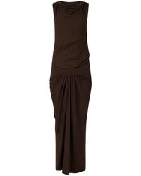 Entire studios - Kleedjes ,Bruin ,Drape Jurk - Lyst