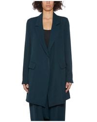 NÜ - Jassen ,Blauw ,Enkellange Jas - Lyst