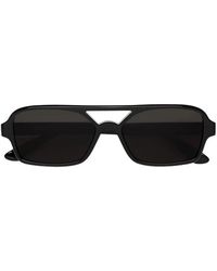 Retrosuperfuture - Accessoires ,Zwart ,Klassieke Zwarte Zonnebril Met Zeiss Lenzen - Lyst