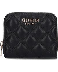 Guess - Elegantes Portemonnaie Mit Umlaufendem Reißverschluss - Lyst