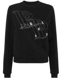 Philipp Plein - Sweatshirt Met Ronde Hals - Lyst