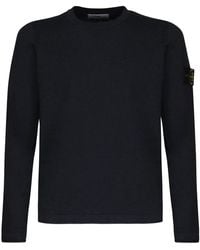 Stone Island - Rundhals-Strickware - Lyst