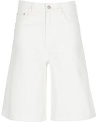 Coperni - Korte Broeken ,Wit ,Denim Denim Bermuda Shorts - Lyst