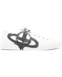 Vivienne Westwood - Weiße sneakers orb logo print - Lyst