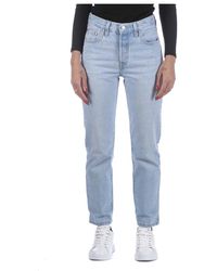 Levi's - 501 crop luxor jeans levi's - Lyst