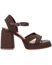 Castañer - Schoenen ,Bruin ,Leer Valle Sandal - Lyst
