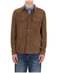 Salvatore Santoro - Graue Taube Snap Button Jacke - Lyst