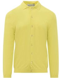 Amaranto - Truien & Vesten ,Geel ,Gebreid Vest - Lyst