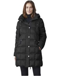 Junge - Jassen ,Zwart ,Polyester Gewatteerde Donsjas Met Afneembare Capuchon - Lyst