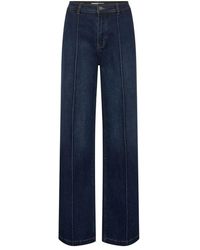 Sofie Schnoor - Jeans ,Blauw ,Katoen Wide Jeans - Lyst
