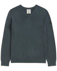 Ecoalf - Grüner wollstrickpullover - Lyst