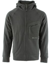 C.P. Company - Grüner Fleece-Zip-Sweatshirt - Lyst