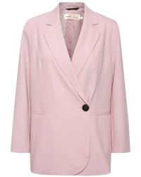 Inwear - Jassen ,Roze ,Leer Elegante Blazer Broek Set - Lyst