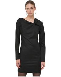 Trussardi - Knot Lange Mouwen Mini Jurk - Lyst