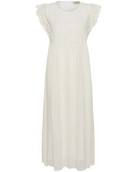 Cream - Kleedjes ,Wit ,Maxi Jurken - Lyst