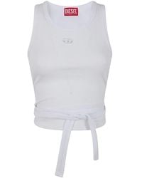 DIESEL - Sleeveless Tops - Lyst