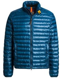 Parajumpers - Jassen ,Blauw ,Nylon Sena Short Down Jacket - Lyst