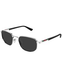 Gucci - Accessoires ,Grijs ,Nylon Gg 2093S Zonnebril - Lyst