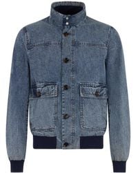 Moorer - Jassen ,Blauw ,Denim Jamil Denim Jacket - Lyst