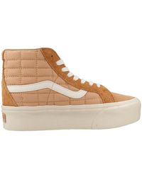 Vans - Schoenen ,Bruin ,Sk 8-Hi Reissue Plat Sneakers - Lyst