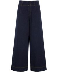Bitte Kai Rand - Jeans ,Blauw ,Leer Wide Jeans - Lyst