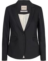 Mos Mosh - Jassen ,Zwart ,Katoen Klassieke Zwarte Night Blazer - Lyst