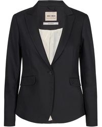 Mos Mosh - Jassen ,Zwart ,Katoen Klassieke Zwarte Night Blazer - Lyst