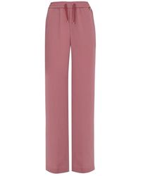 Herno - Broeken ,Roze ,Katoen Lucent Cady Broek - Lyst