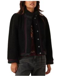 Antik Batik - Jassen ,Zwart ,Leer Sally Jacket - Lyst